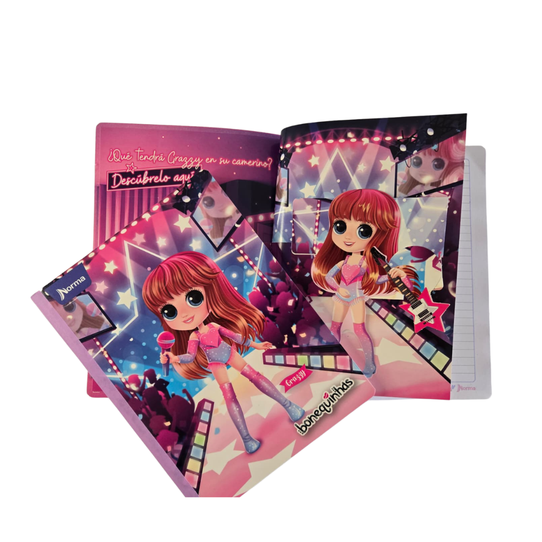 Composition Notebook for Girls – Norma Bonequinhas