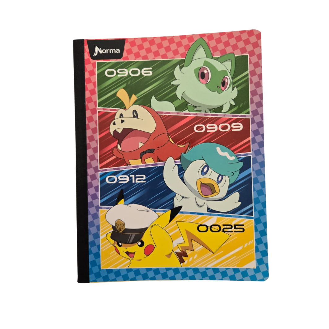 Composition Notebook  with Stickers. NORMA - Pokemon-Edition