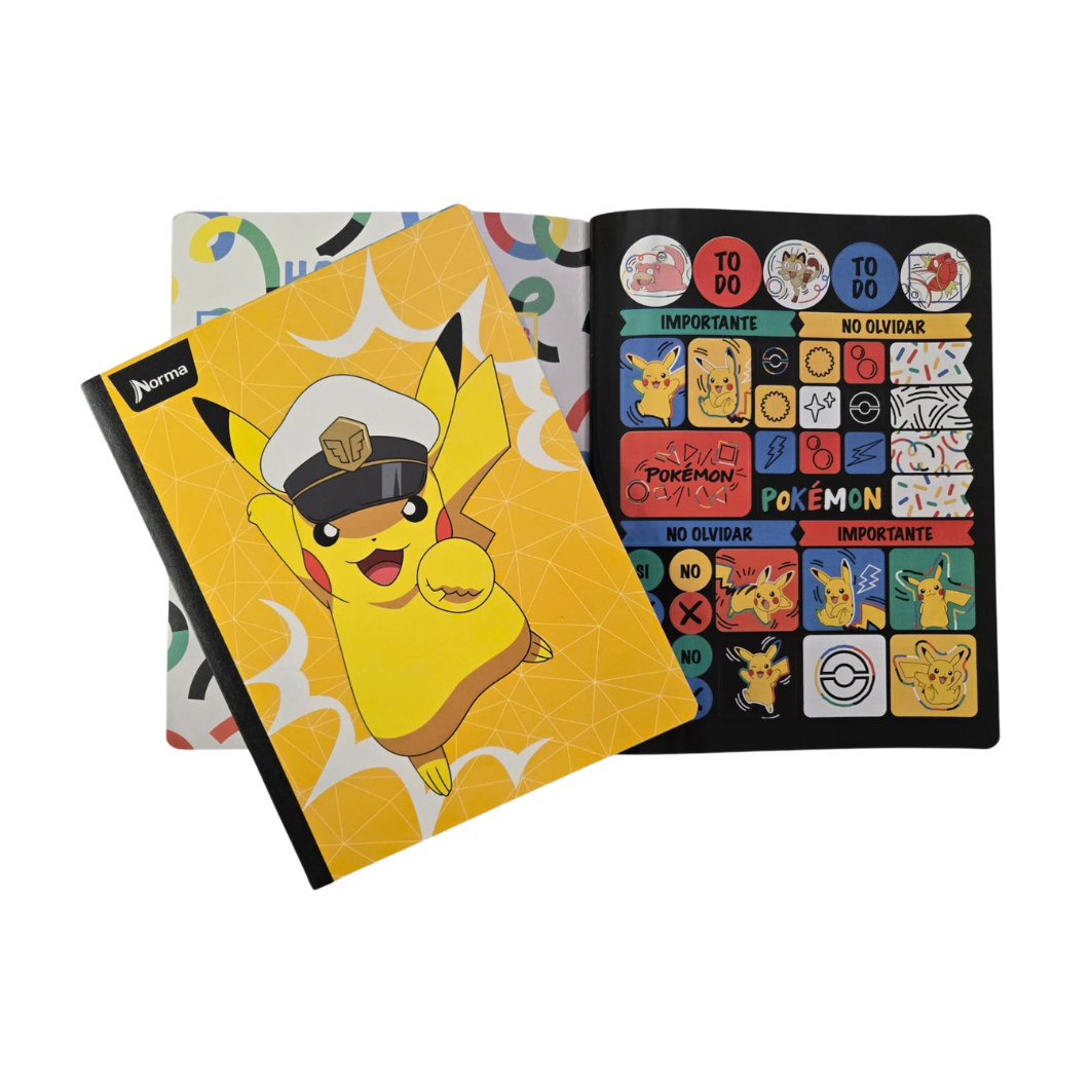 Composition Notebook  with Stickers. NORMA - Pokemon-Edition