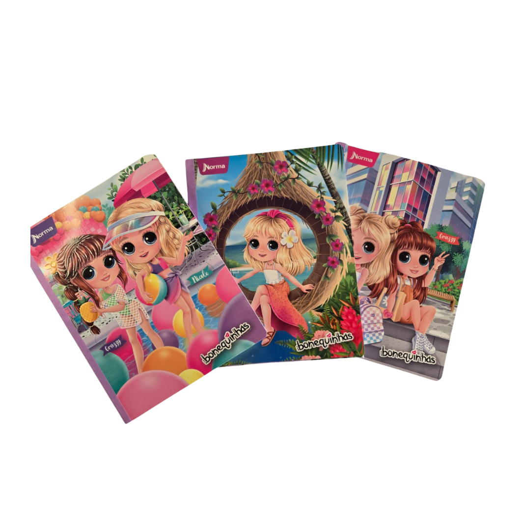Composition Notebook for Girls – Norma Bonequinhas