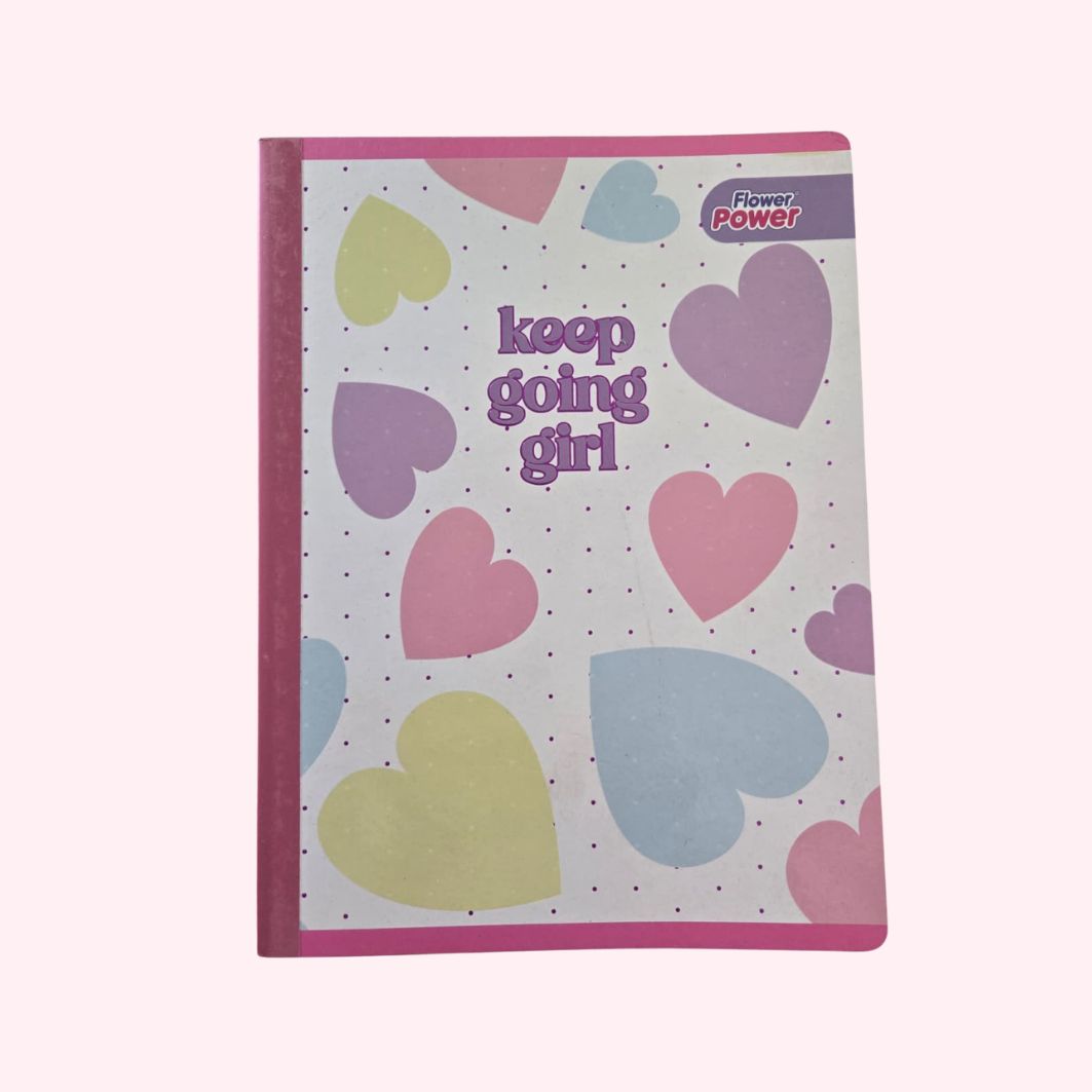 Primavera Flower Power Notebook – Pastel Floral Design Journal for Girls