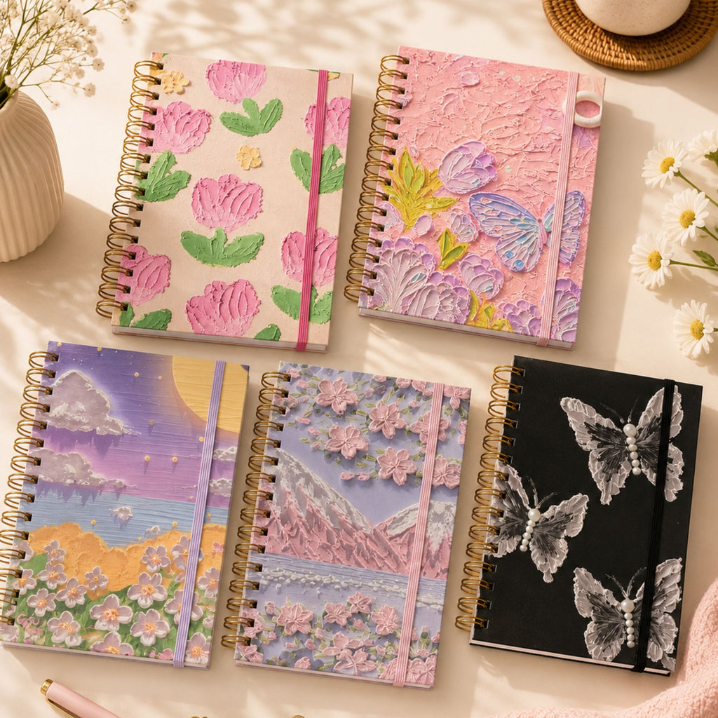 Spiral Notebook Collection – Aesthetic Journals for Everyday Notes