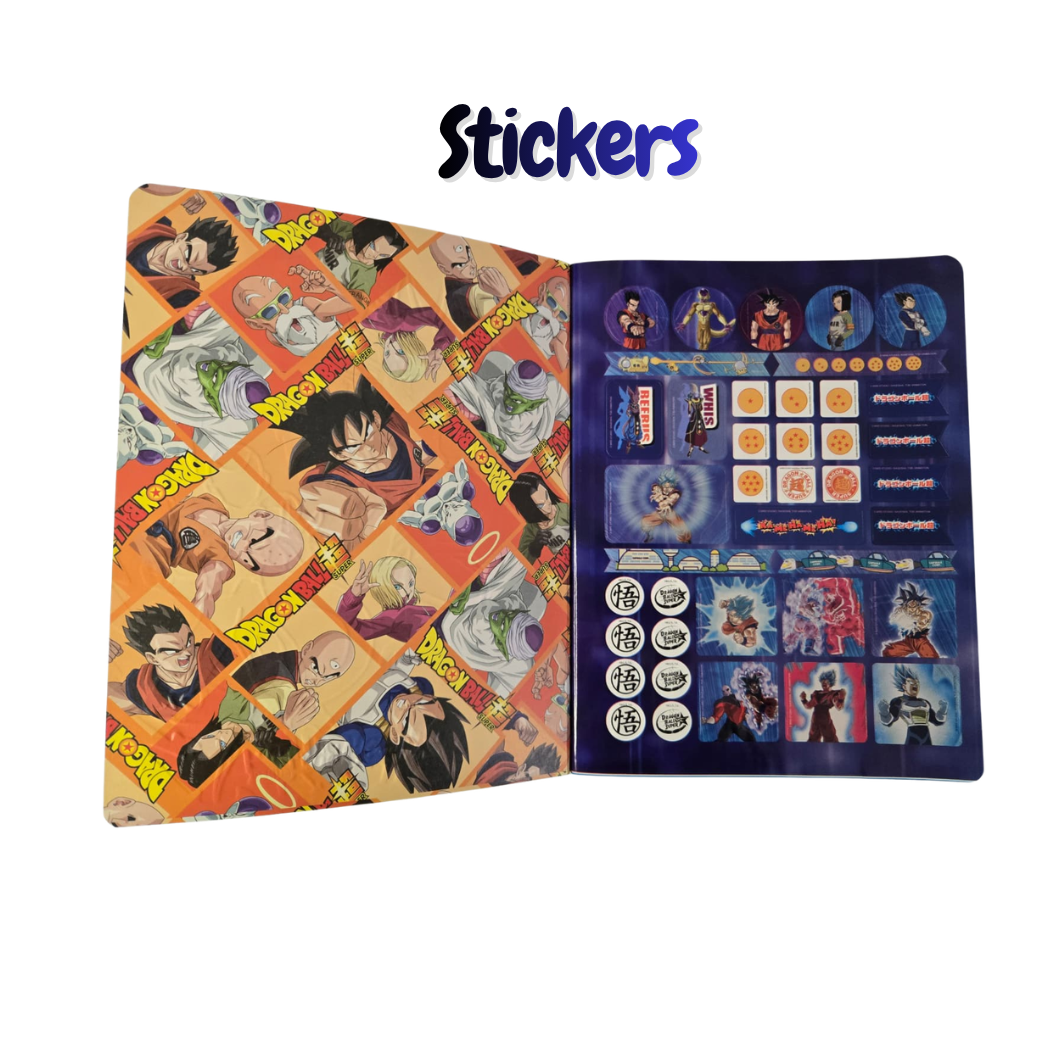 Composition Notebook for Boys with Stickers. NORMA - DragonBall-Edition