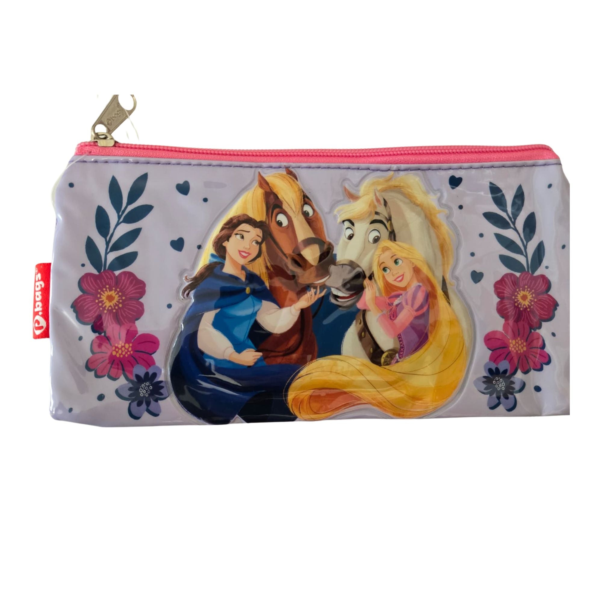 Girls Character Pencil Case – Single Zipper School Pouch | Assorted Designs