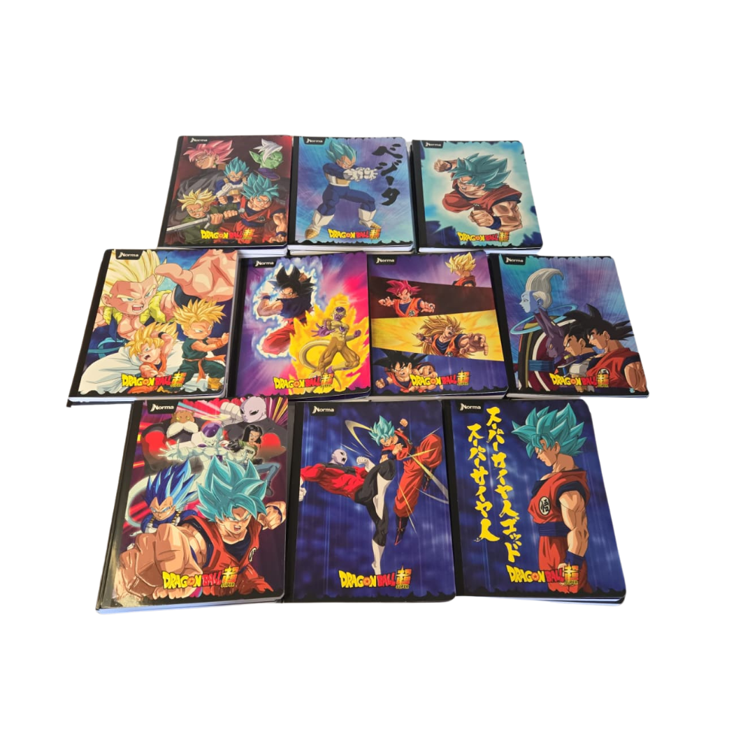 Composition Notebook for Boys with Stickers. NORMA - DragonBall-Edition