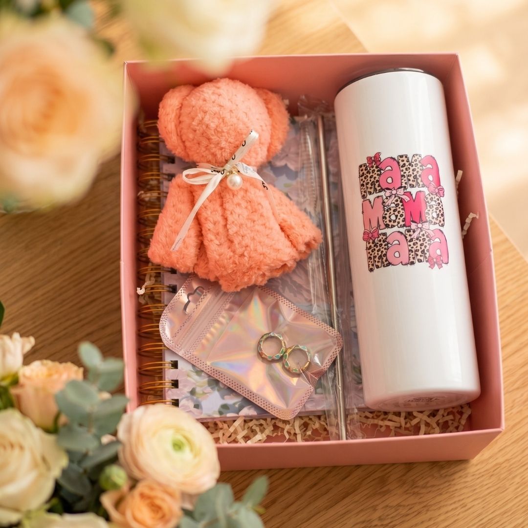 Gift Box Mamá Radiante – Set Premium con Agenda, Termo Térmico y Accesorios