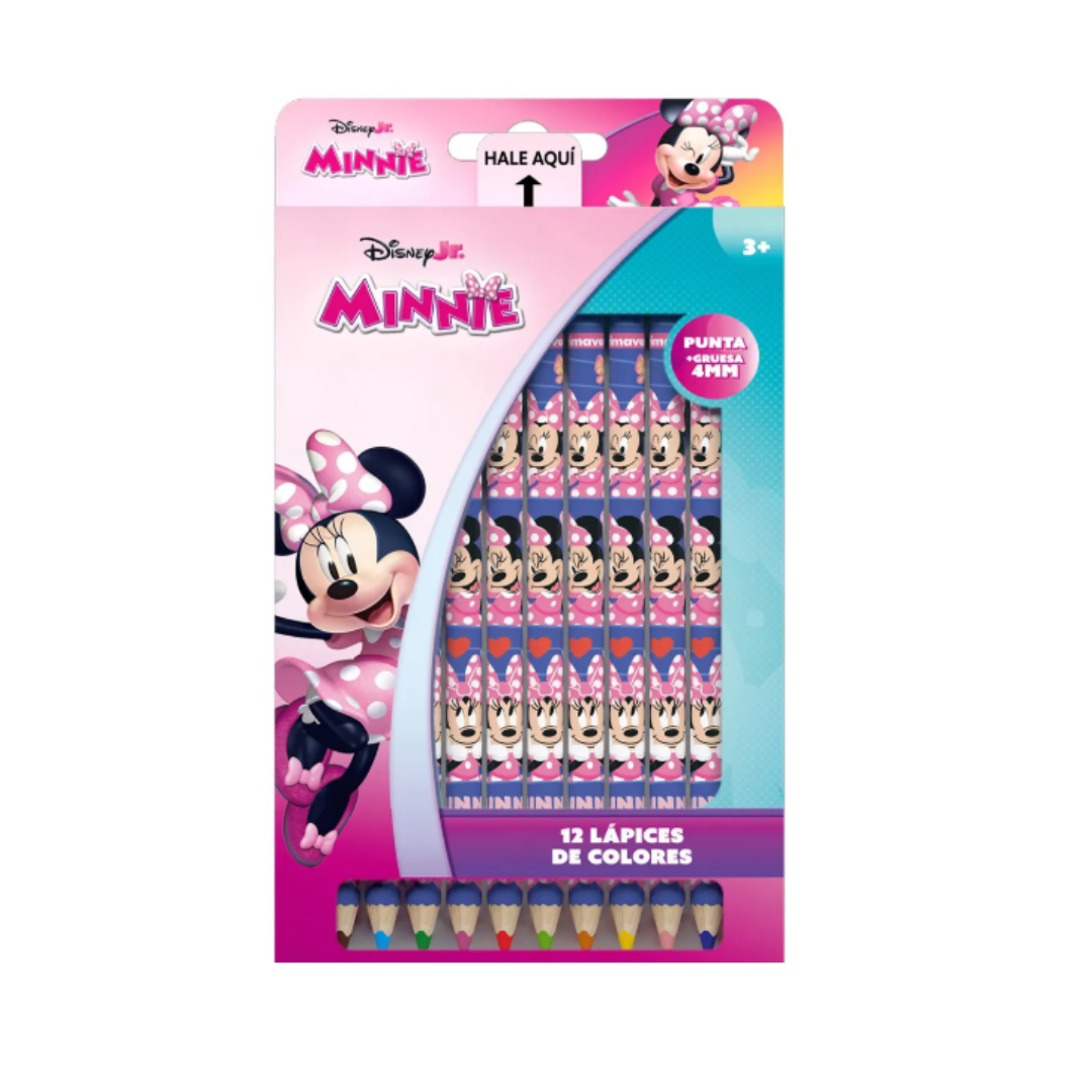 Premium Colored Pencils for Girls (Set of 12) - Primavera - Minnie