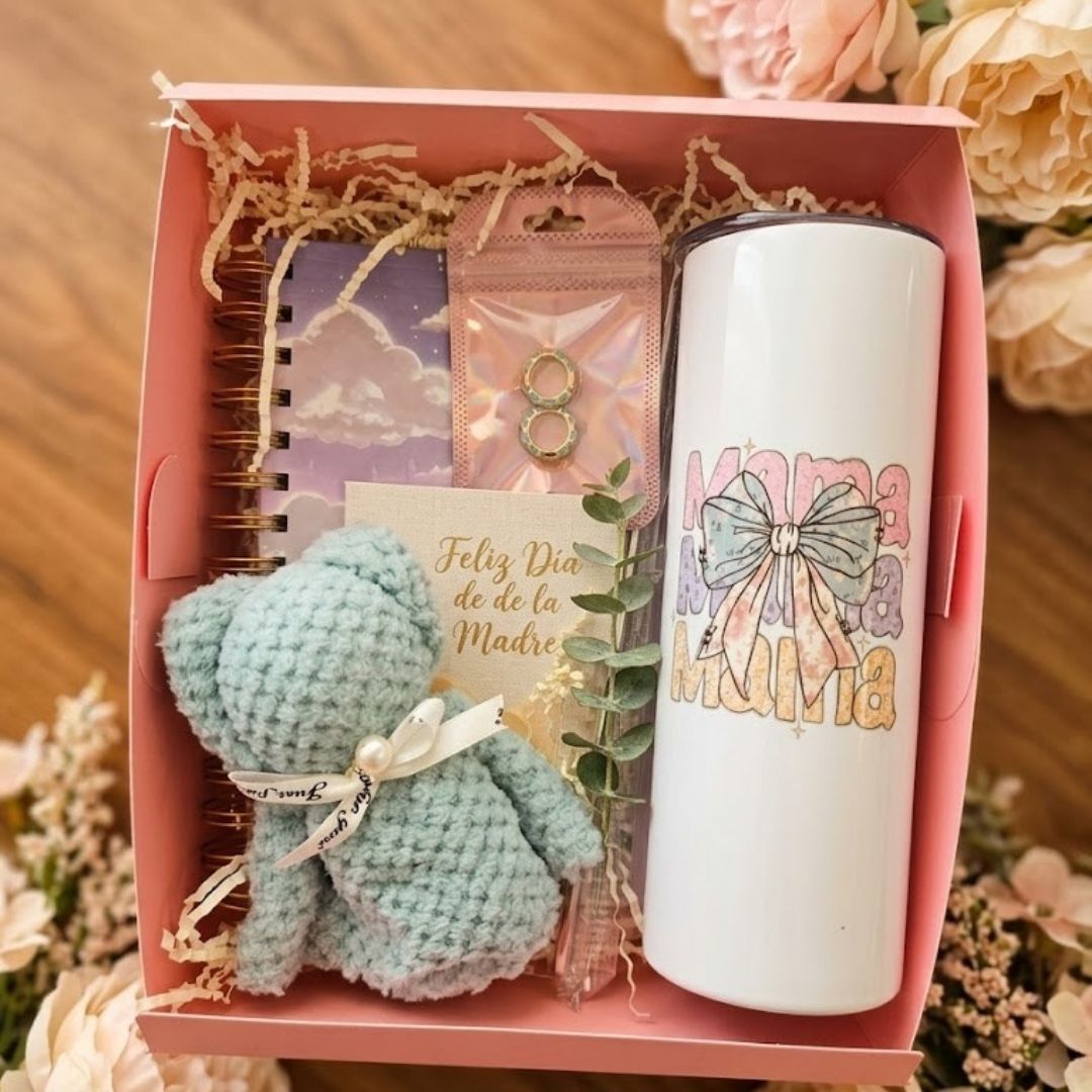 Gift Box Mamá Radiante – Set Premium con Agenda, Termo Térmico y Accesorios