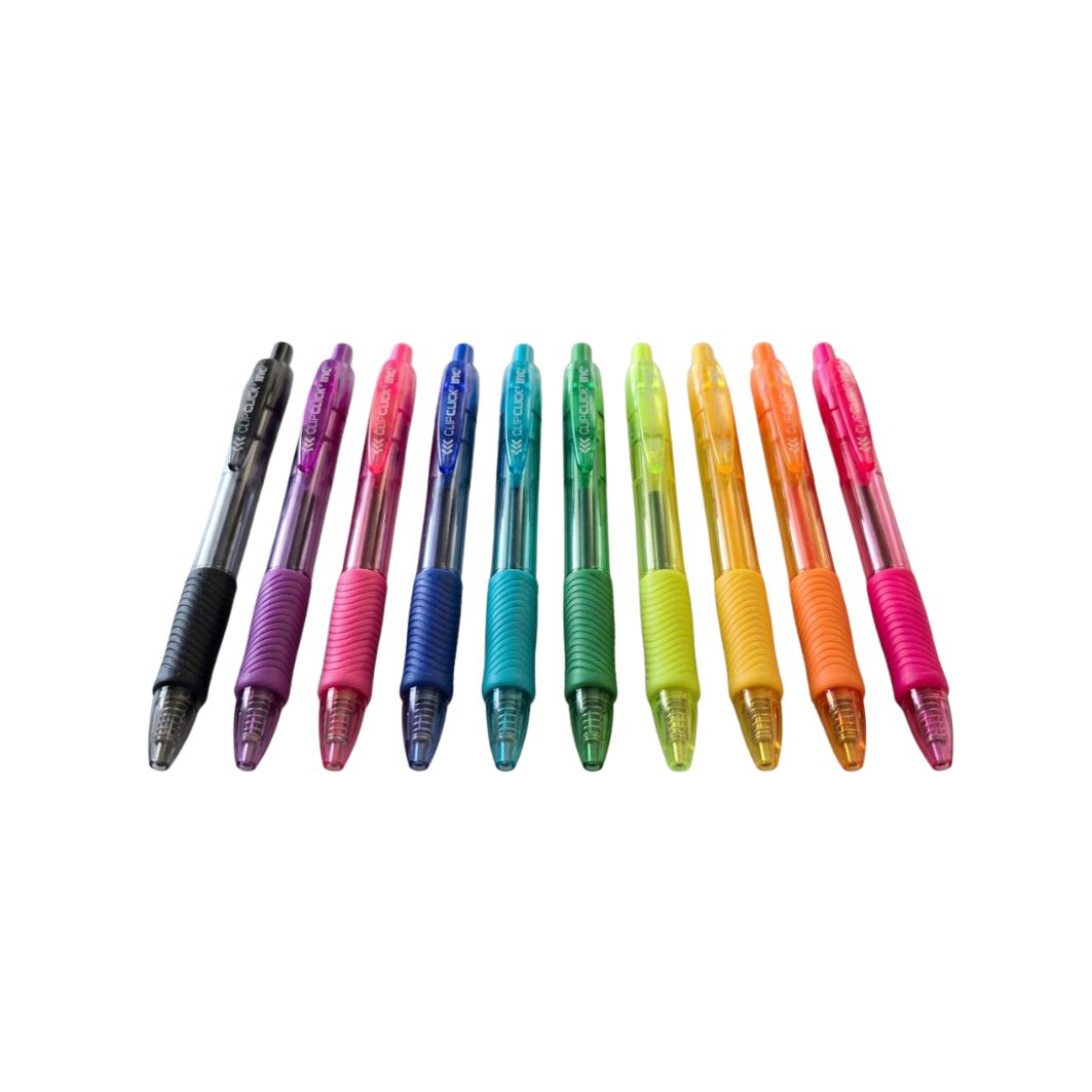 Rainbow Ballpoint Pen Set – 10 Pack of Colorful Everyday Pens
