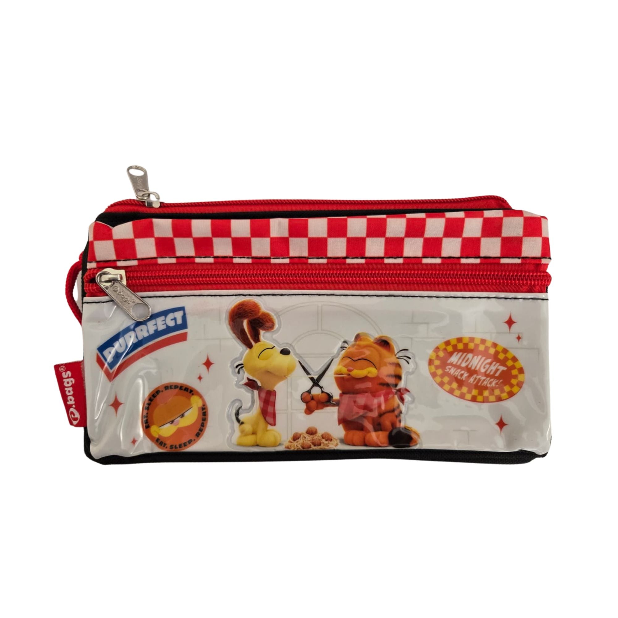 Premium Triple-Zip Pencil Case – Multi-Compartment School Organizer | Assorted Designs