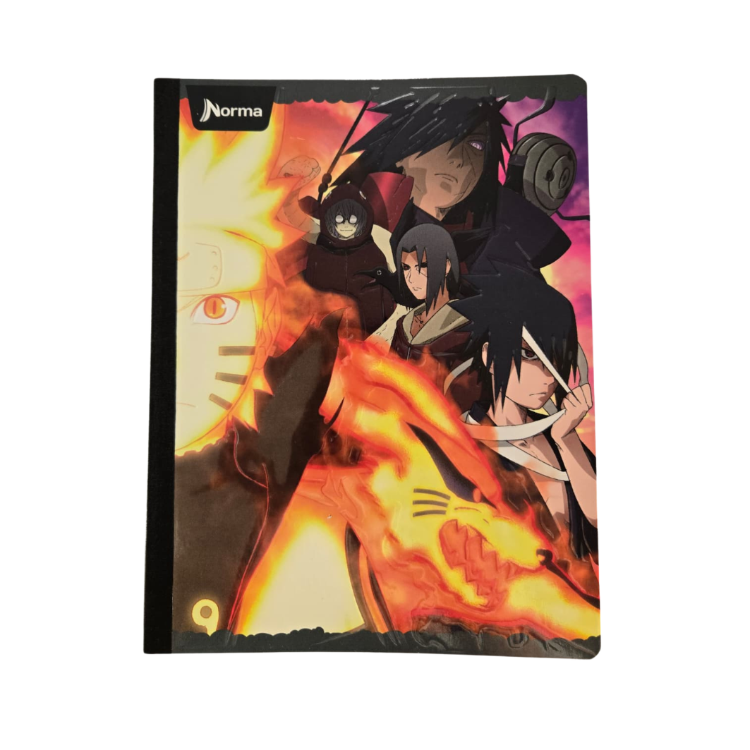 Composition Notebook for Boys with Stickers. NORMA - Naruto-Edition