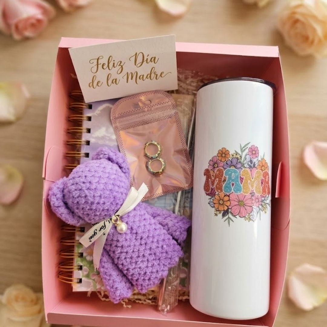 Gift Box Mamá Radiante – Set Premium con Agenda, Termo Térmico y Accesorios