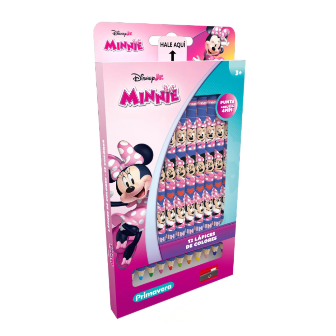 Premium Colored Pencils for Girls (Set of 12) - Primavera - Minnie