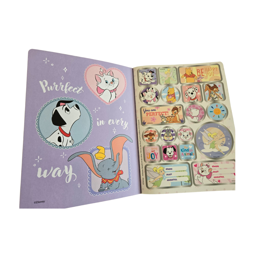 Composition Notebook for Girls with Characters. Primavera.