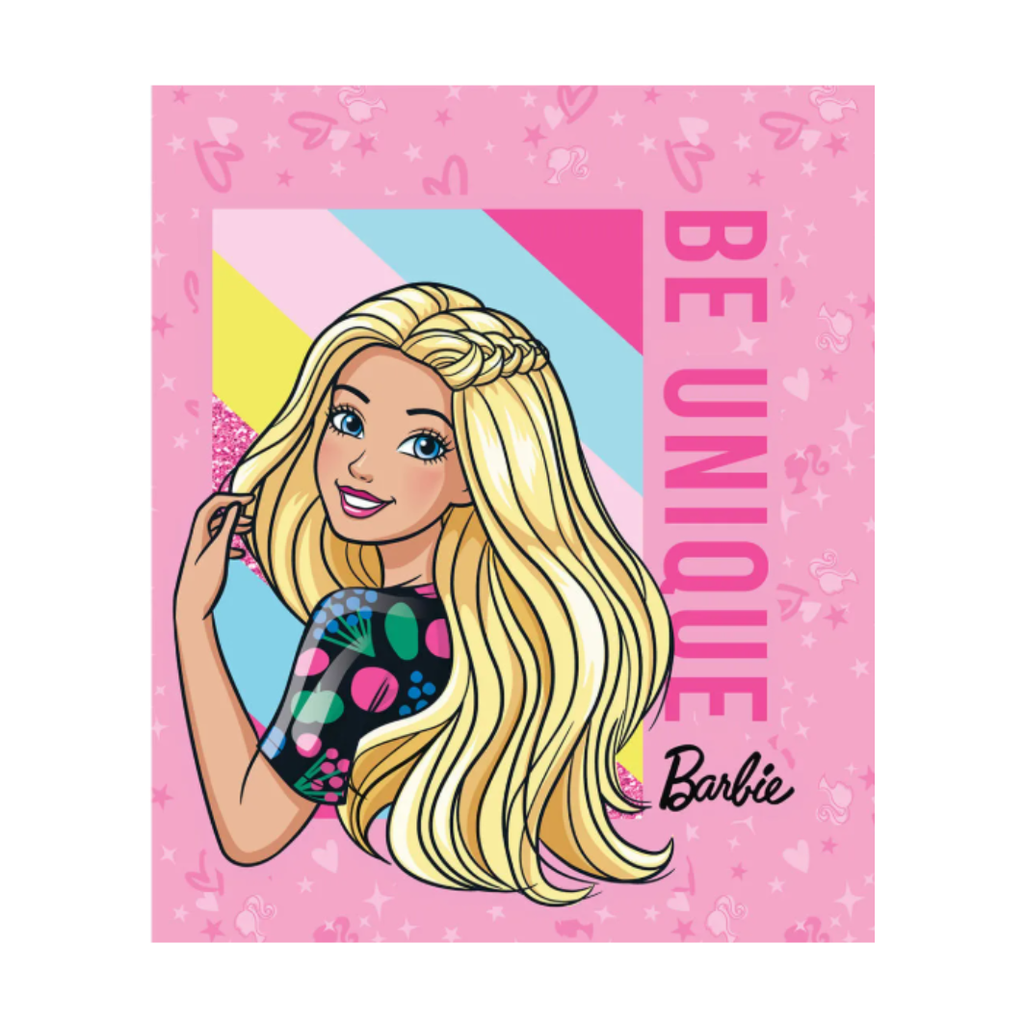 Composition Notebook for Girls with Stickers. Primavera Barbie Style