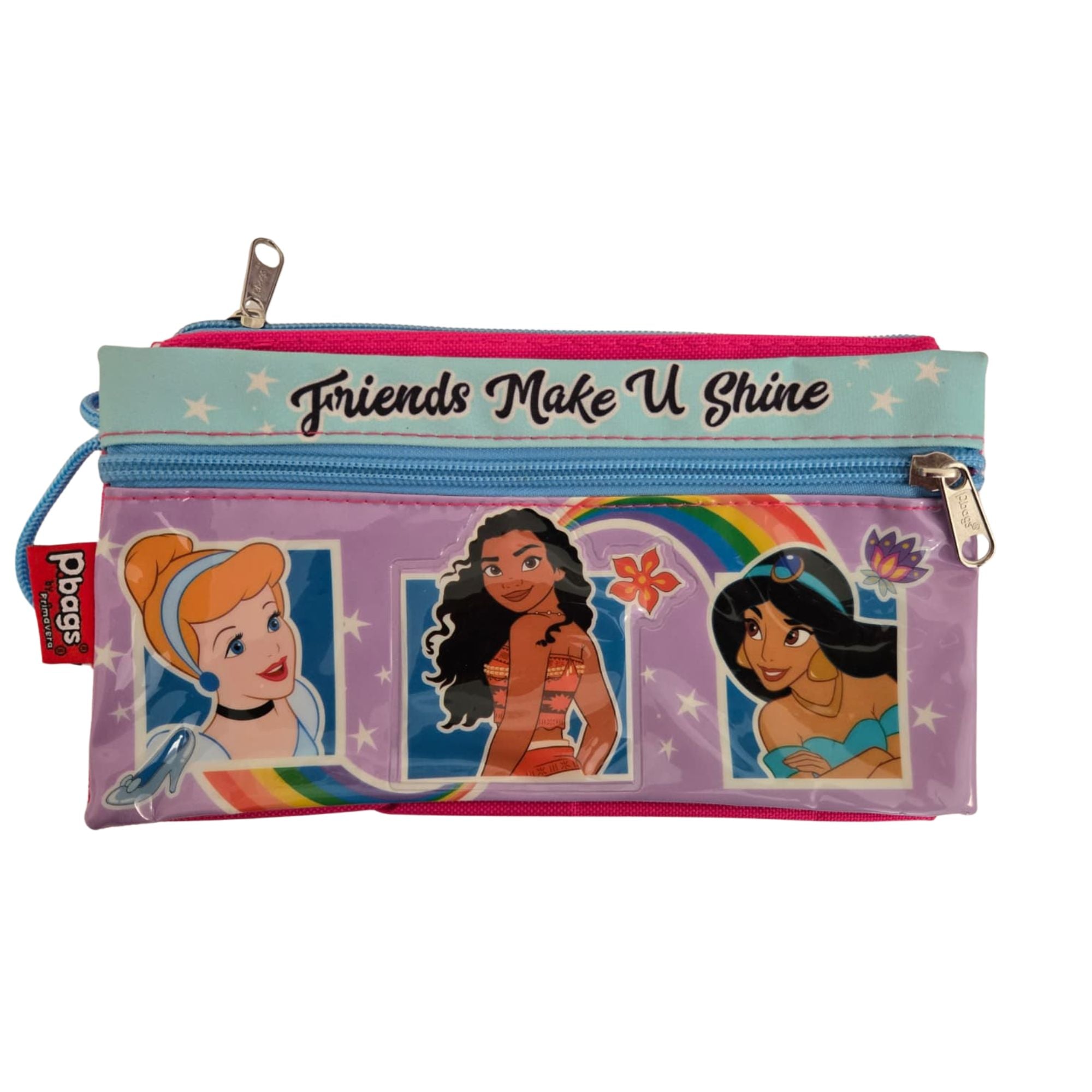 Premium Triple-Zip Pencil Case – Multi-Compartment School Organizer | Assorted Designs