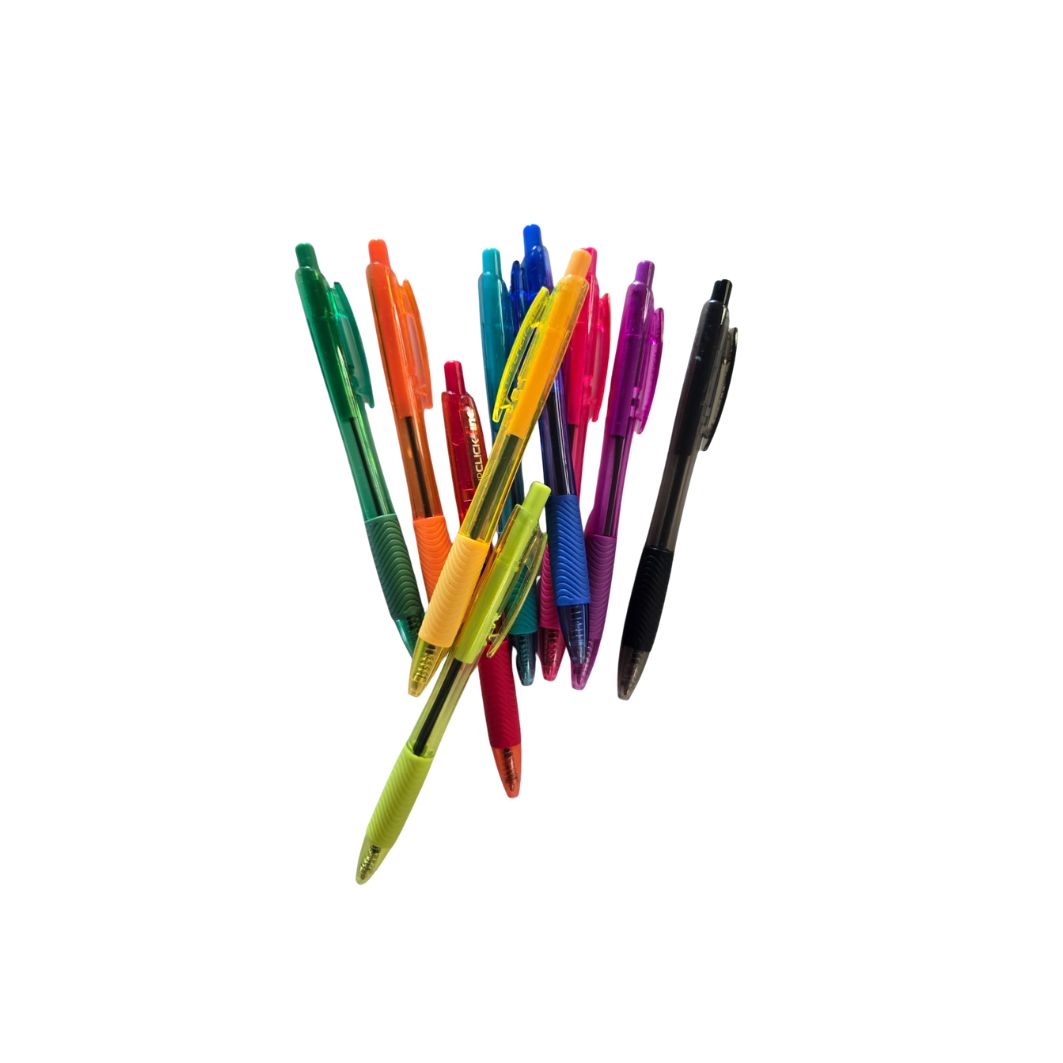 Rainbow Ballpoint Pen Set – 10 Pack of Colorful Everyday Pens