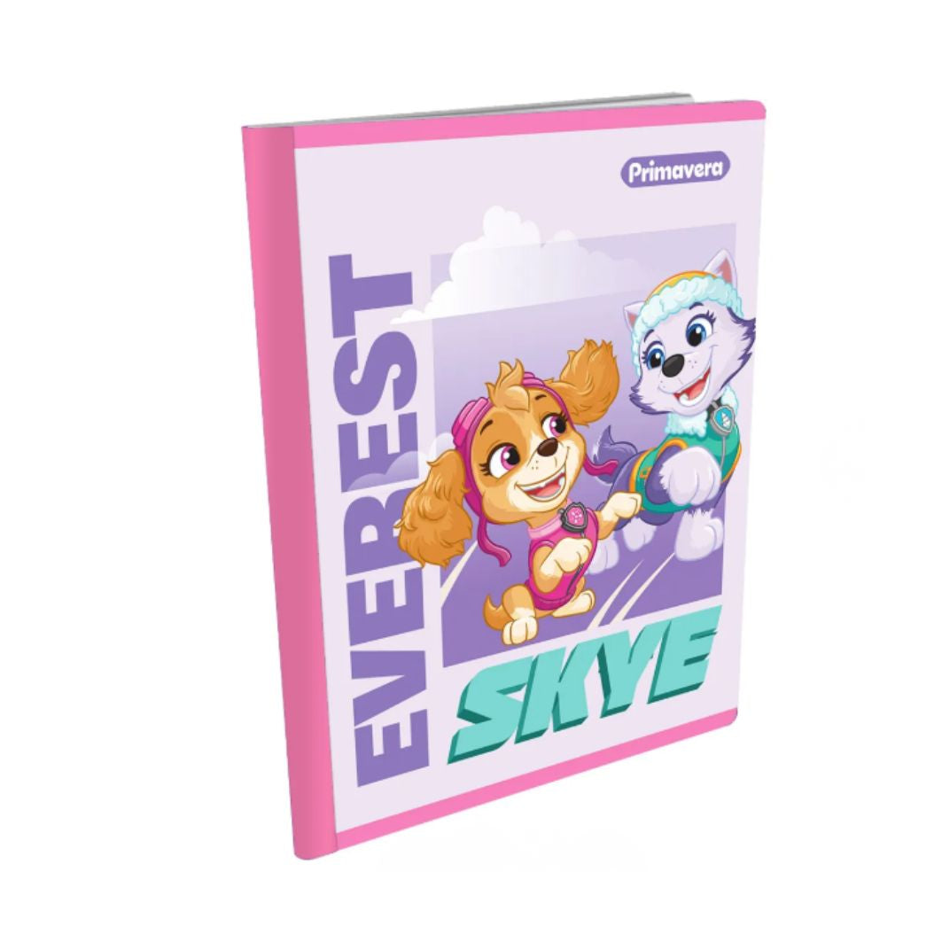 Primavera Paw Patrol Girls Notebook – With Stickers