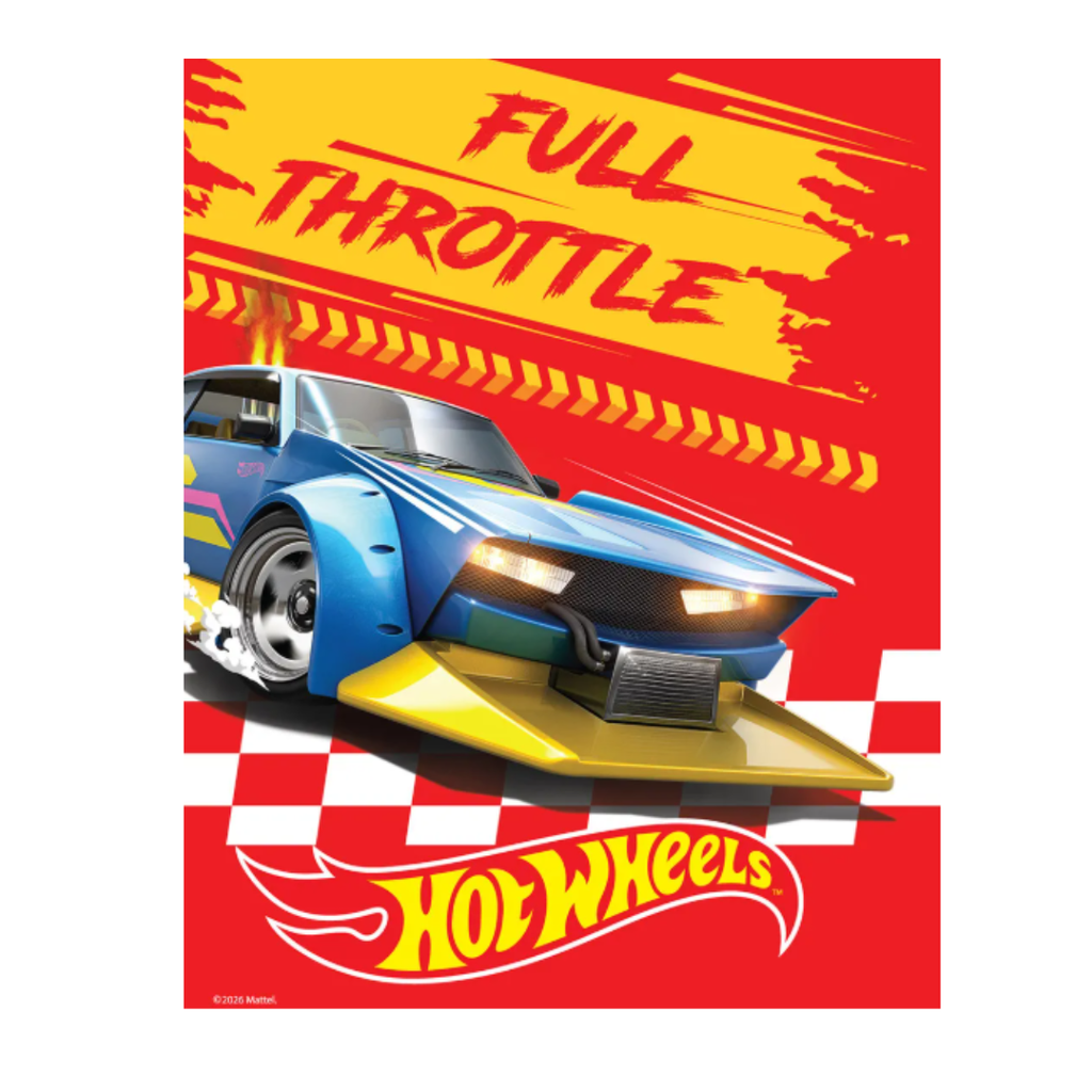 Composition Notebook for Boys with Stickers. Primavera - Hot Wheels
