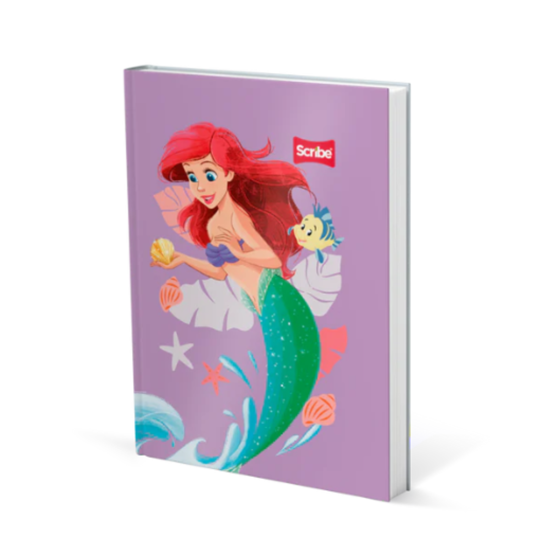 Hardcover Notebook for Girls with Stickers. Scribe - Princess Design