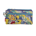 Premium Triple-Zip Pencil Case – Multi-Compartment School Organizer | Assorted Designs