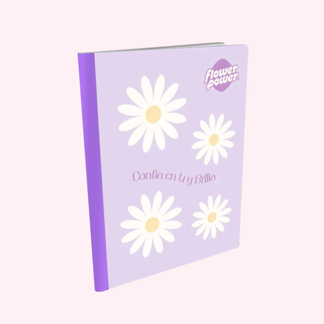 Primavera Flower Power Notebook – Pastel Floral Design Journal for Girls