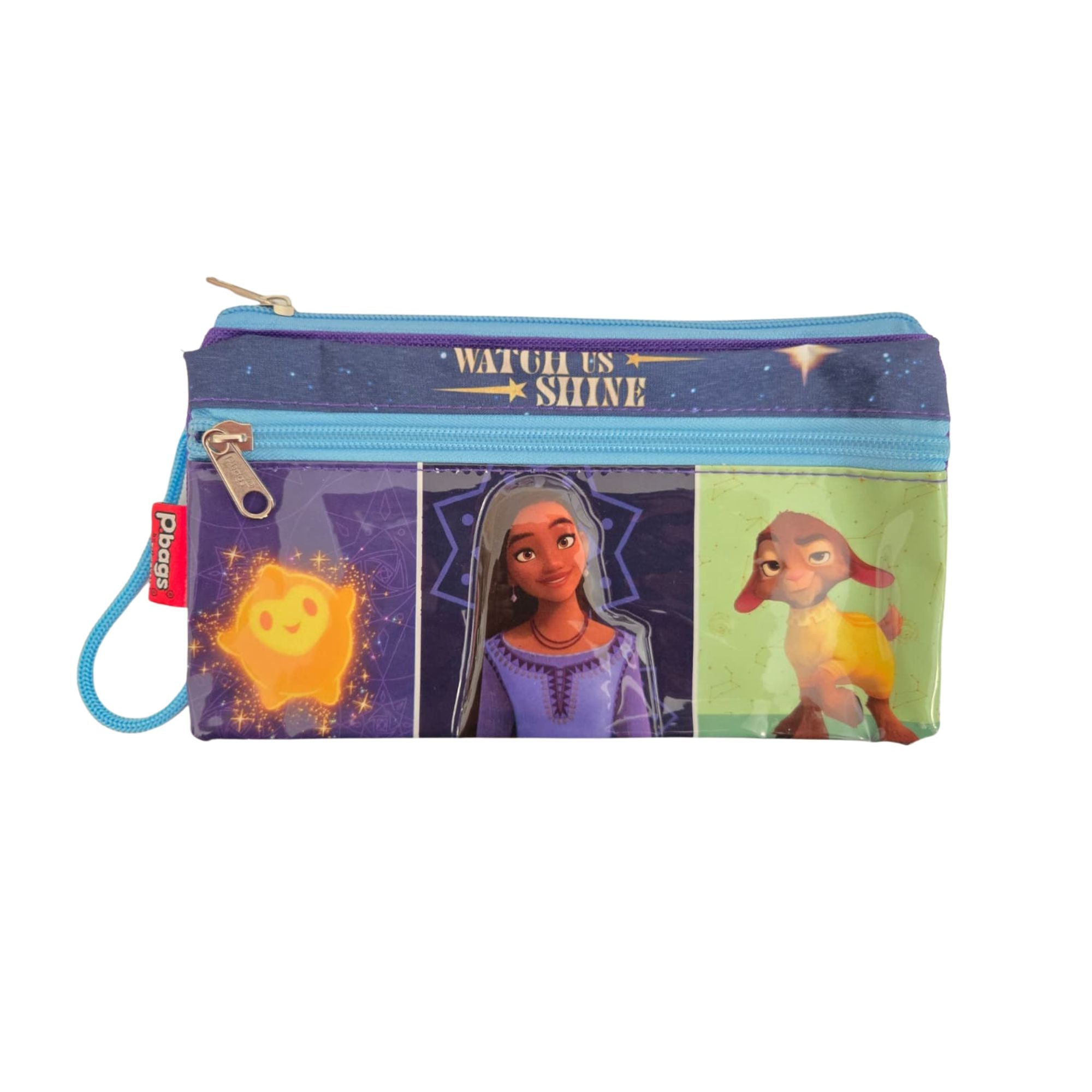 Premium Triple-Zip Pencil Case – Multi-Compartment School Organizer | Assorted Designs
