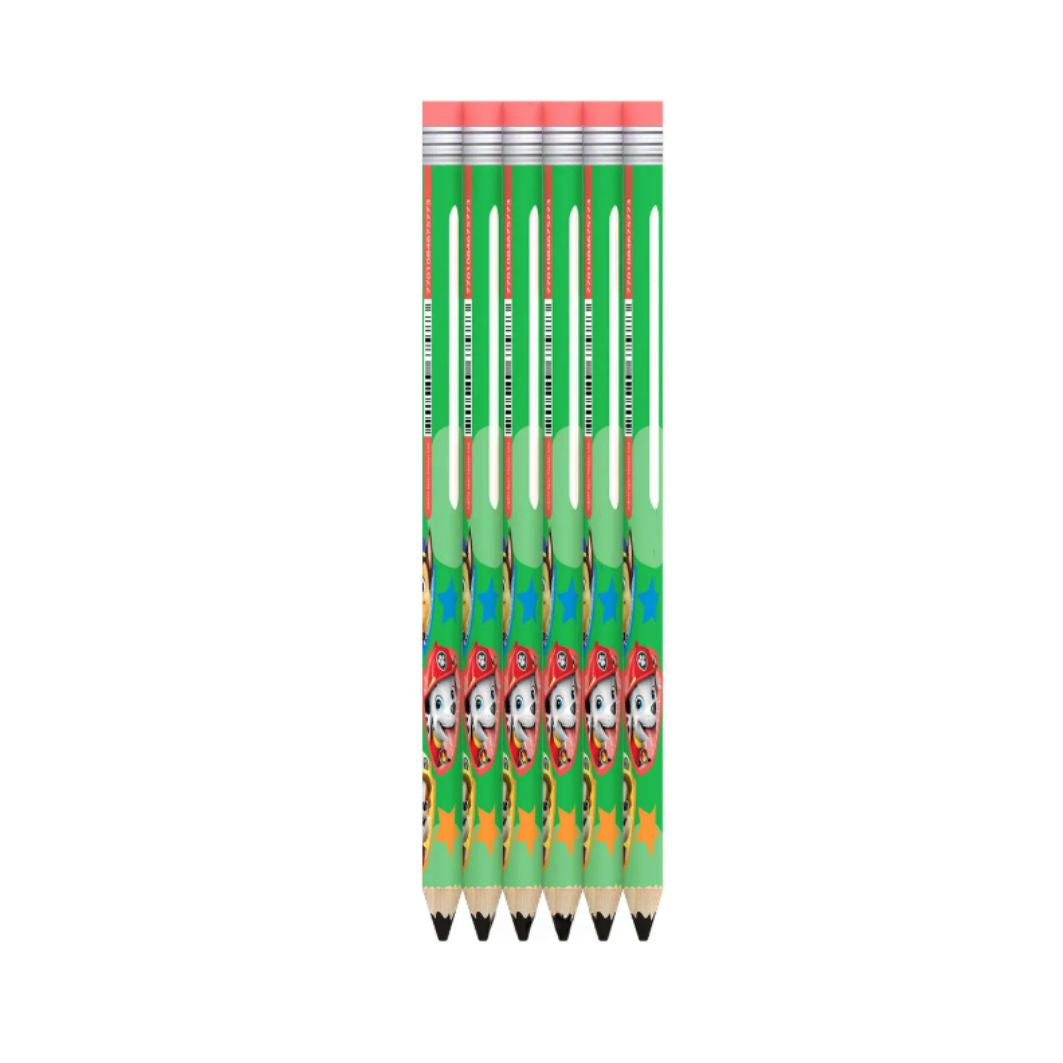 Primavera Kids Character HB Triangular Pencils with Sharpener – 6 Pack