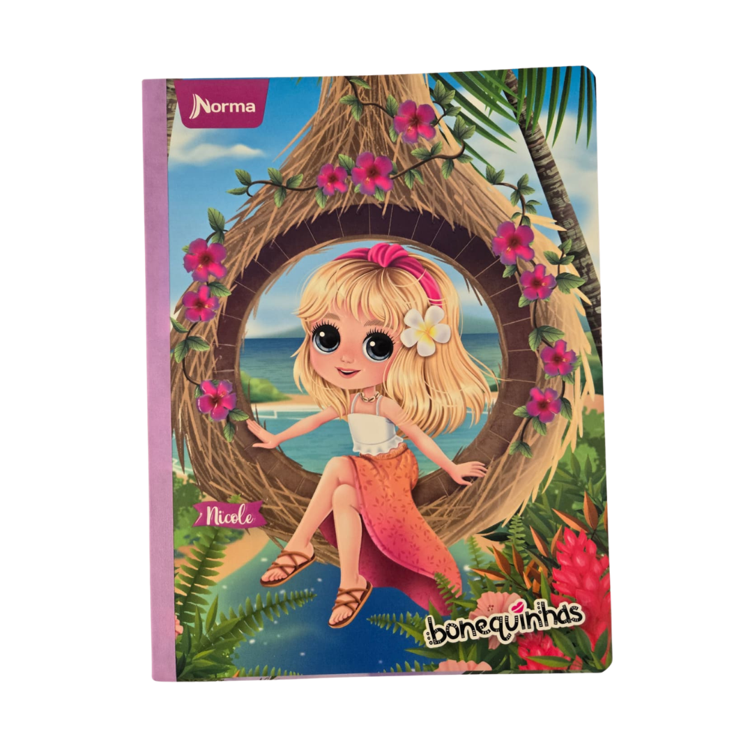 Composition Notebook for Girls – Norma Bonequinhas