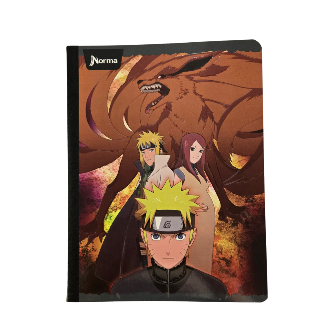 Composition Notebook for Boys with Stickers. NORMA - Naruto-Edition