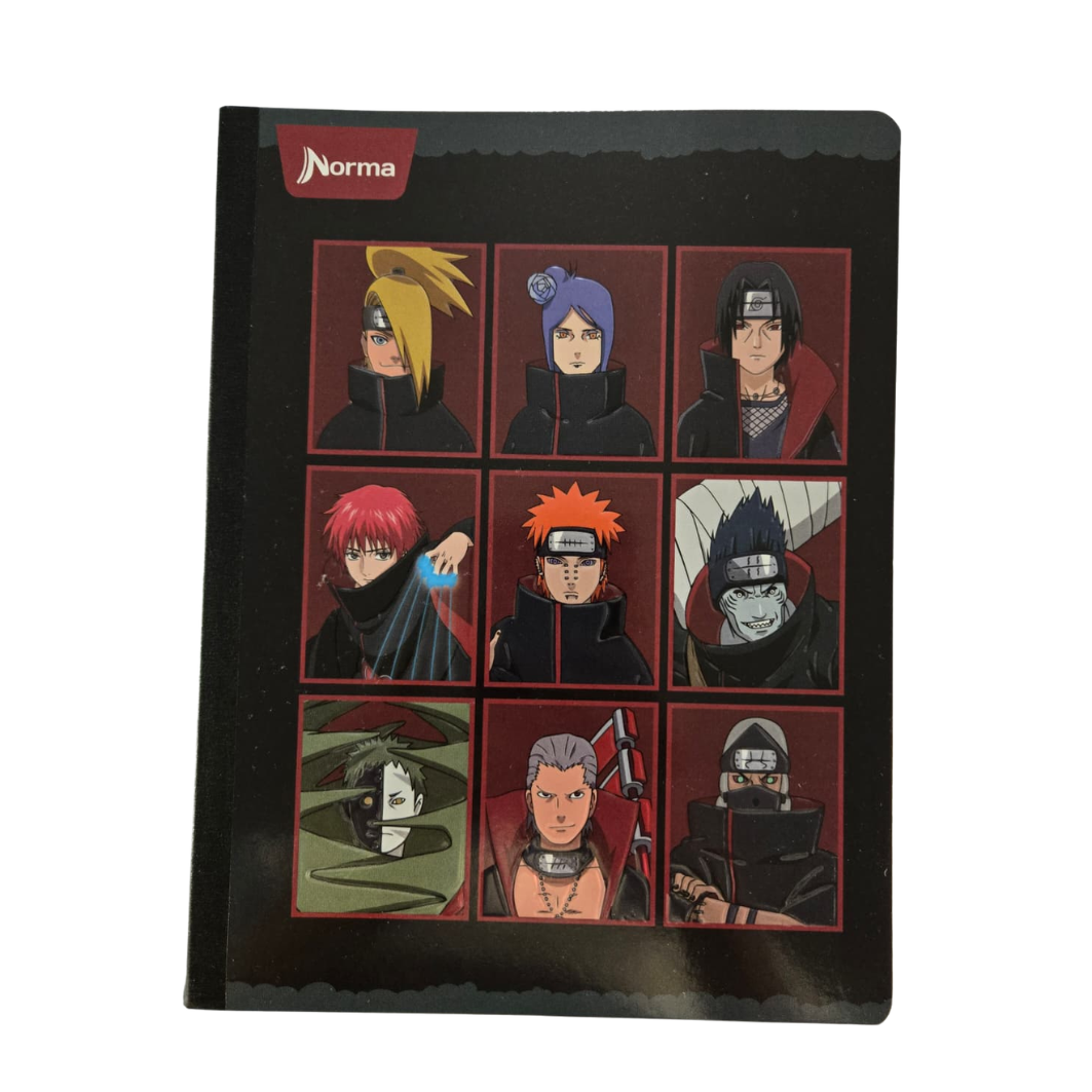 Composition Notebook for Boys with Stickers. NORMA - Naruto-Edition