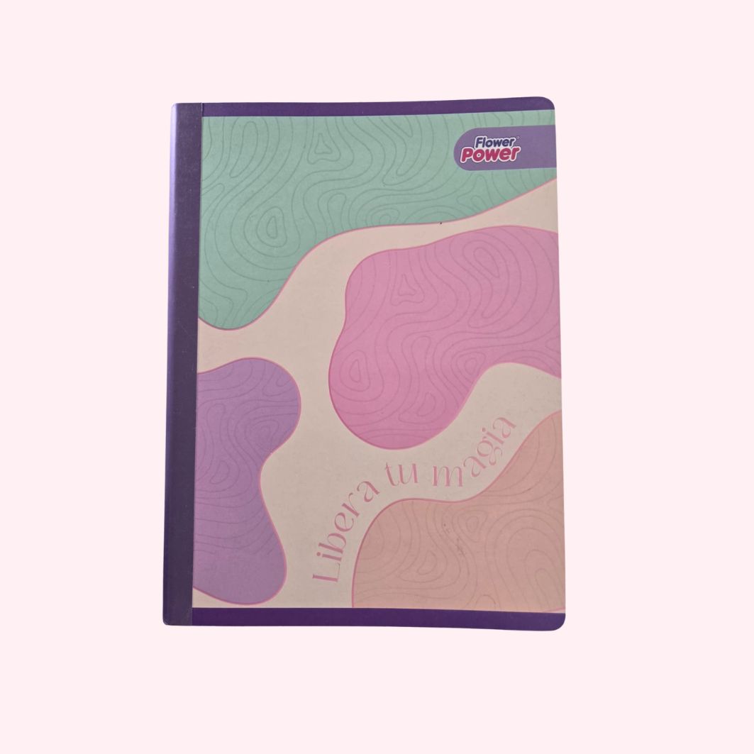 Primavera Flower Power Notebook – Pastel Floral Design Journal for Girls