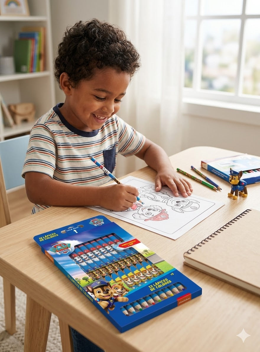 Premium Colored Pencils for Boys (Pack of 12). Primavera