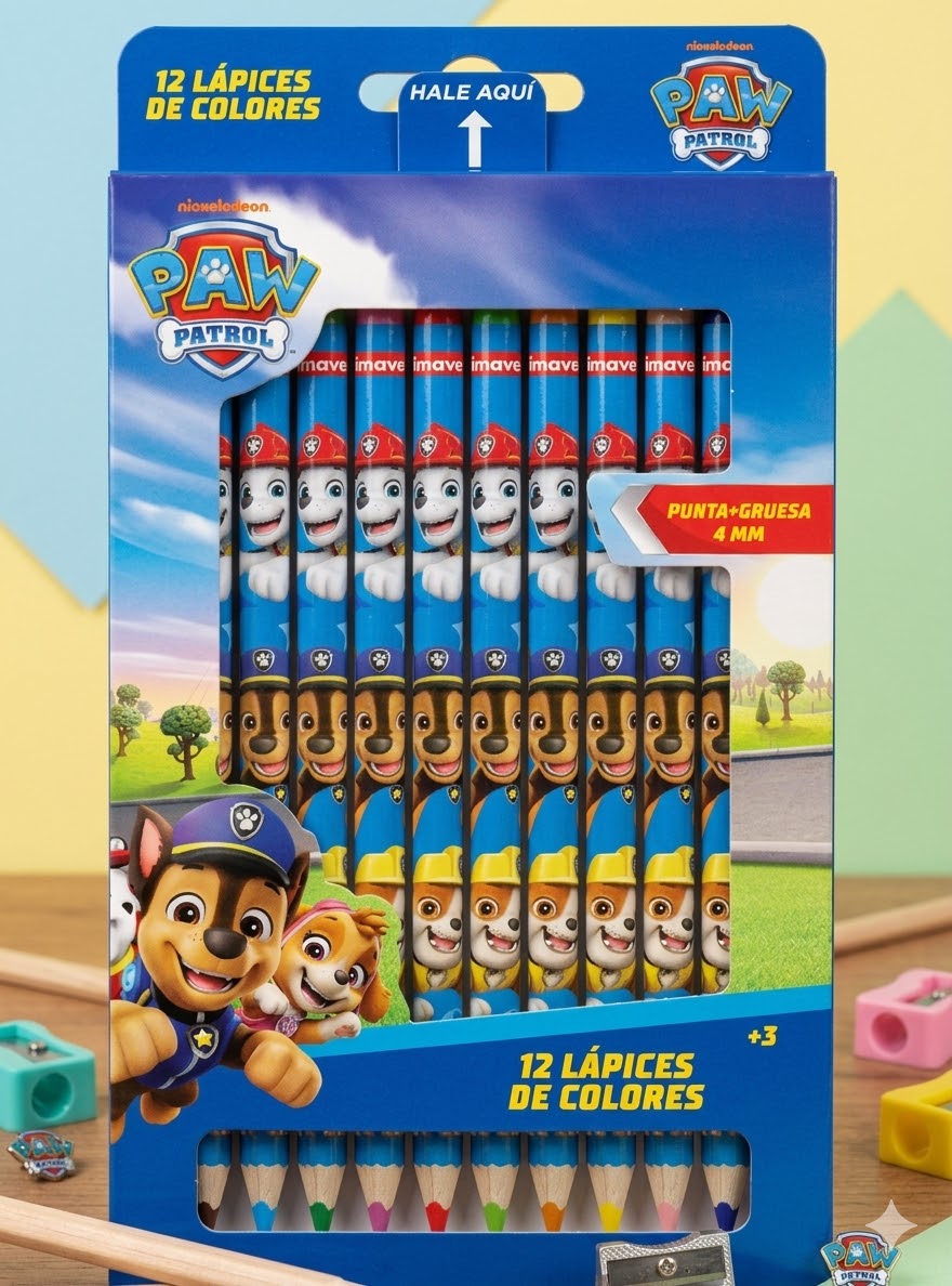 Premium Colored Pencils for Boys (Pack of 12). Primavera